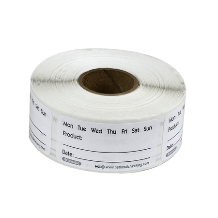 National Checking National Checking 1X2 Removable Product Labels, PK500 RP12R